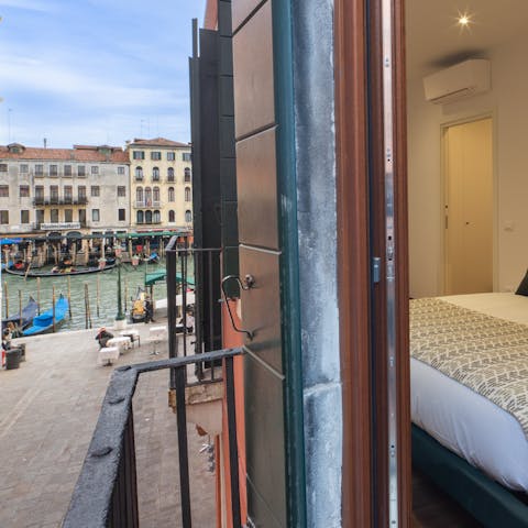 Wake up to the wonderful views of inimitable Venice