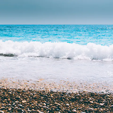 Go scuba diving at Aliki Beach, a ten-minute walk from this home