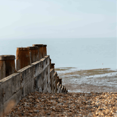 Walk to the Deal seafront in just two minutes and make your way to the end of the pier