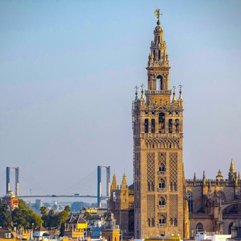 Go for a five-minute walk over to Seville Cathedral