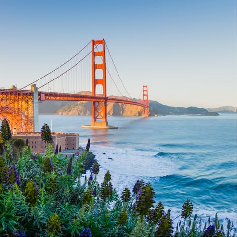 Visit San Francisco – it's just a twenty-five minute drive from this home