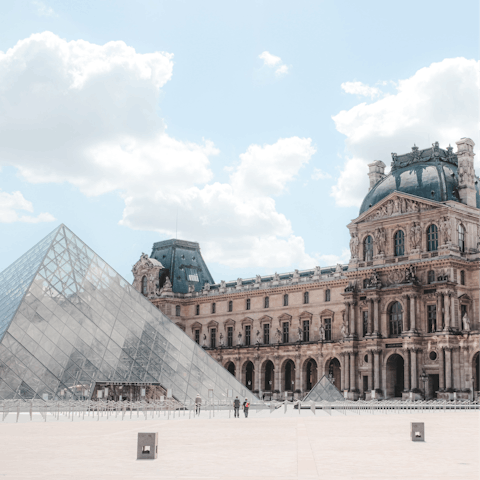 Admire the Mona Lisa at the Louvre – it's just a short walk away