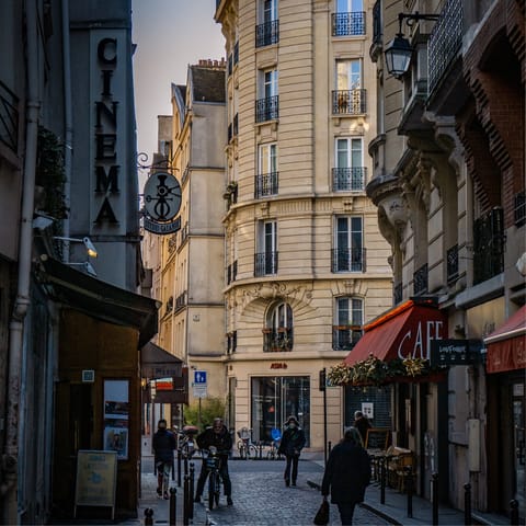 Stay in Saint-Germain-des-Prés, a short walk from shops and eateries