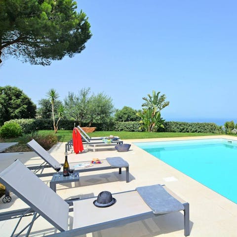 Lounge by the pool