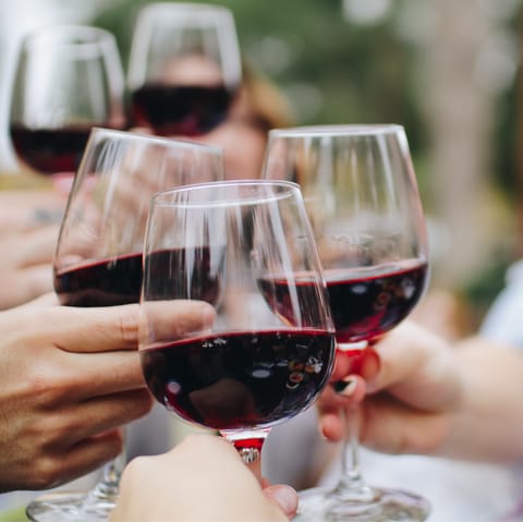 Try a Tuscan red with a wine tasting session organised by your host