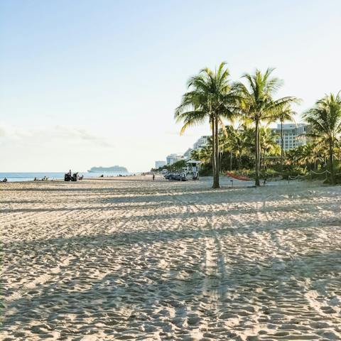 Bask in the sun on Fort Lauderdale Beach, just one block away