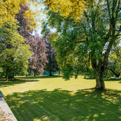 Wander aimlessly about the ten hectares of private parkland that surround the home