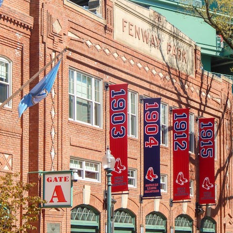 Stay just ten minutes away from legendary Fenway Park, home of the Boston Red Sox