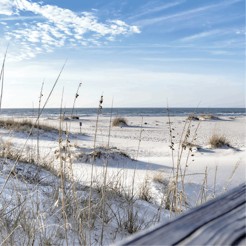 Find yourself a secluded stretch of sand along the miles of pristine coastline