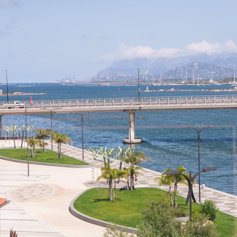 Make strolls along Olbia's waterfront the new routine, it's just moments away