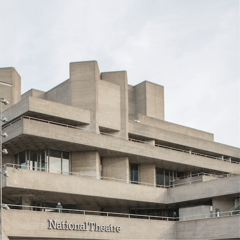 Soak up some culture and book a play at the National Theatre