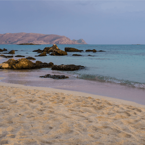 Spend a day at Afrathias Beach – it's a short drive away