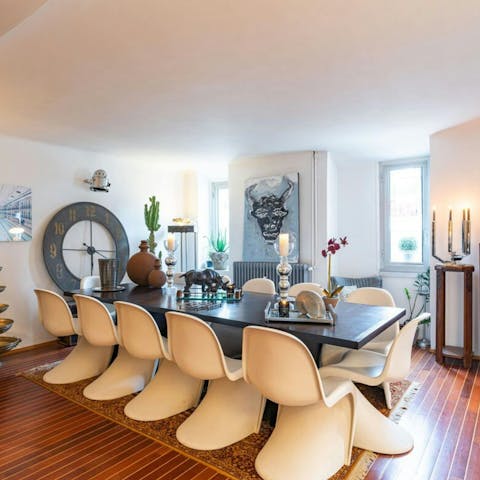 Dine in style in this quirky Cannes home