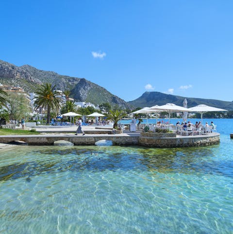 Explore Mallorca's magical coastline, lined with sandy beaches and a host of waterside eateries