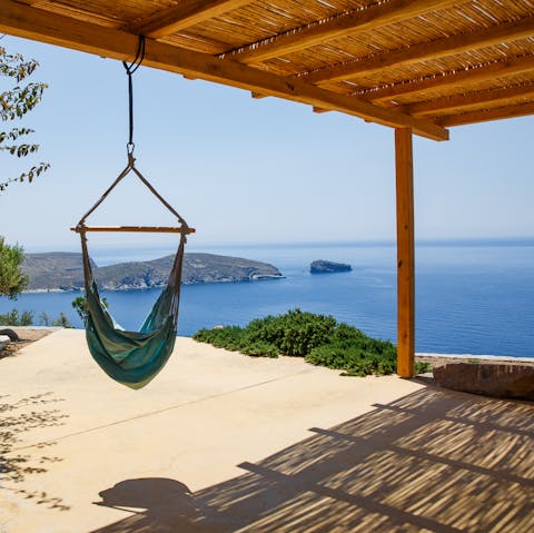 Find the perfect spot to watch the sun set whilst swaying in the hammock