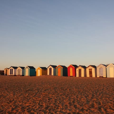 Wander the length of Southwold Beach, less than ten minutes' walk from the home
