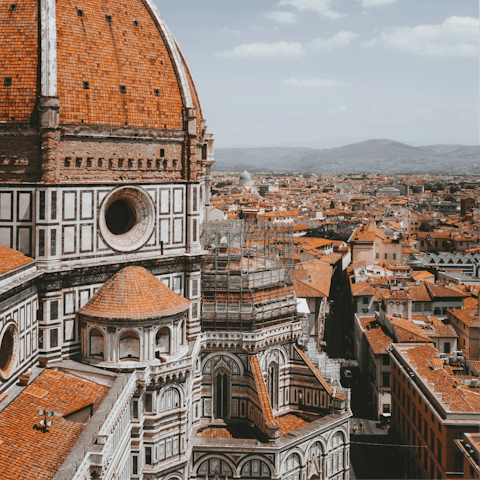 Wander into the historic centre and visit the famous Duomo