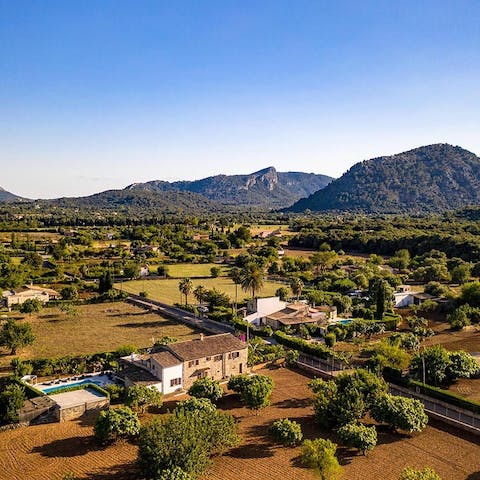 Find peace and relaxation in Mallorca's countryside – a short drive from Pollença