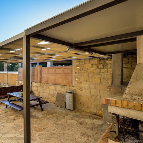 Cook up a storm on the traditional barbecue on the verandah