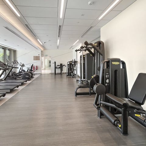 Start your days with a productive workout session in the well-equipped gym before exploring the sights