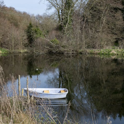 Enjoy a peaceful paddle out on the millpond