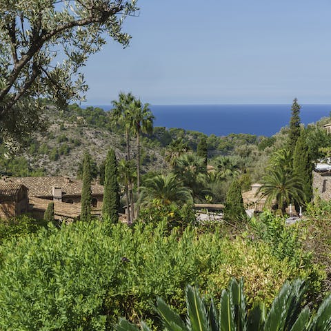 Take in stunning views of the Mallorcan coastline