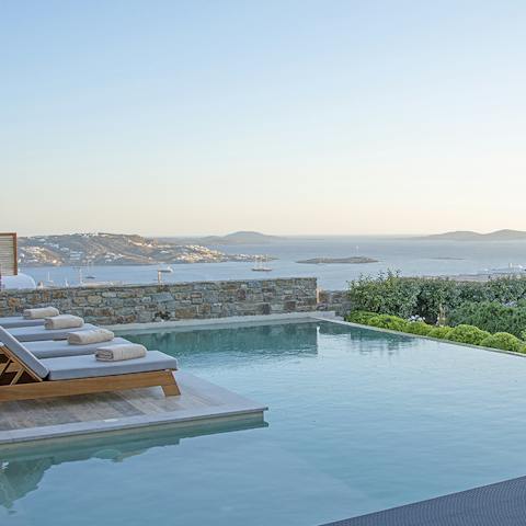 Cool off in the immaculate infinity pool