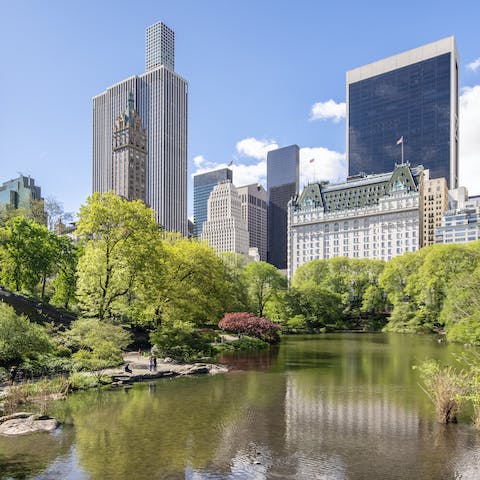 Stay just two blocks from the expansive green space that is Central Park