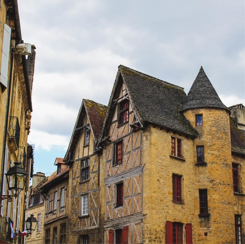 Stroll the winding medieval streets of Sarlat – it's a forty-three minute drive