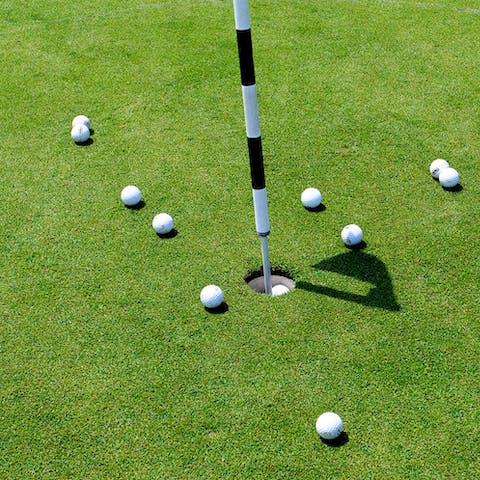 Play a round at one of the area's golf courses