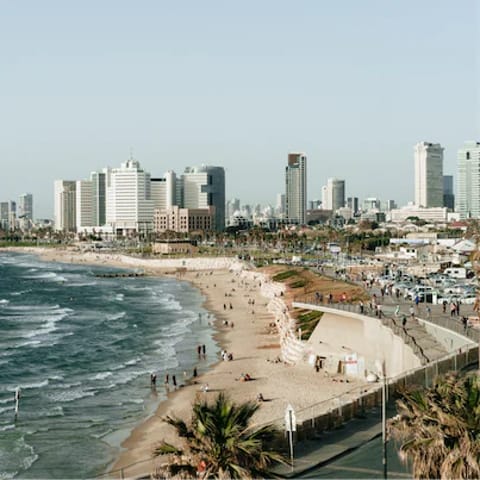 Flip-flop down to Tel Aviv's beaches, just one-minute from your door