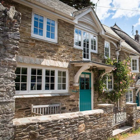 Open the door onto stylish coastal living at this Grade II listed home