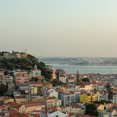 Drive into Lisbon for a day trip – it's only twenty-five minutes away by car
