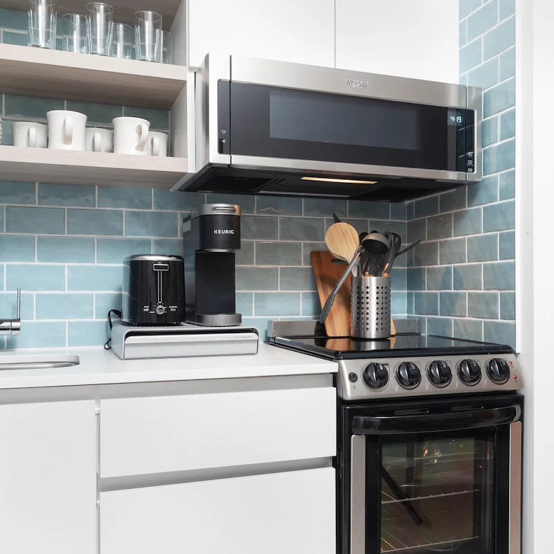 Cook with fresh local seafood in the smart kitchen
