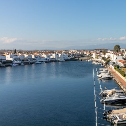 Gaze down upon the lake from this penthouse apartment