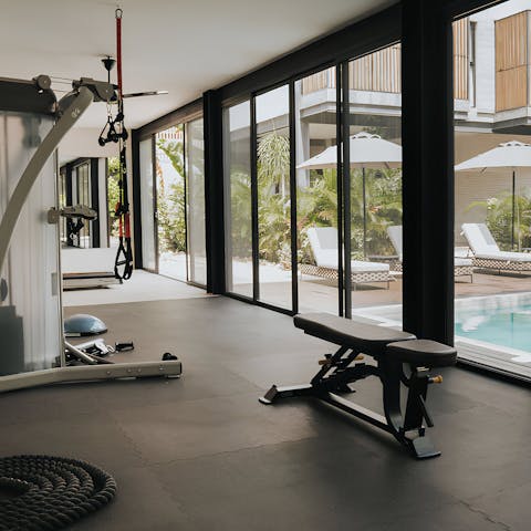 Uplift your stay with an energising workout in the shared gym