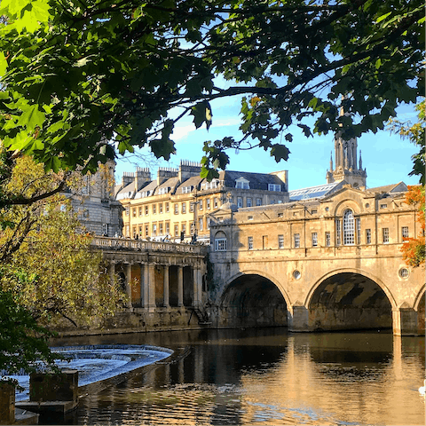 Explore the historic city of Bath – a short drive away