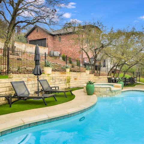 Beat the summer heat with a dip in the outdoor pool