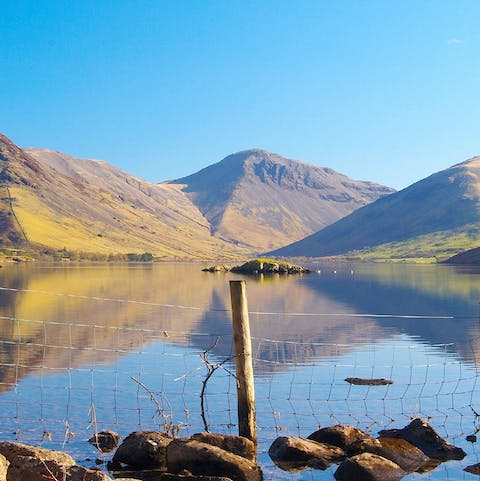 Tie your laces tight and embark on long hikes through the gorgeous Lake District landscape