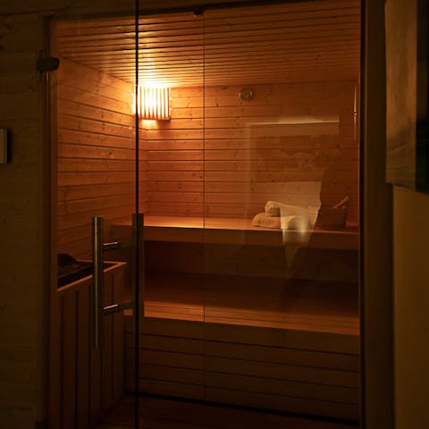 Let off some steam with a trip to the sauna