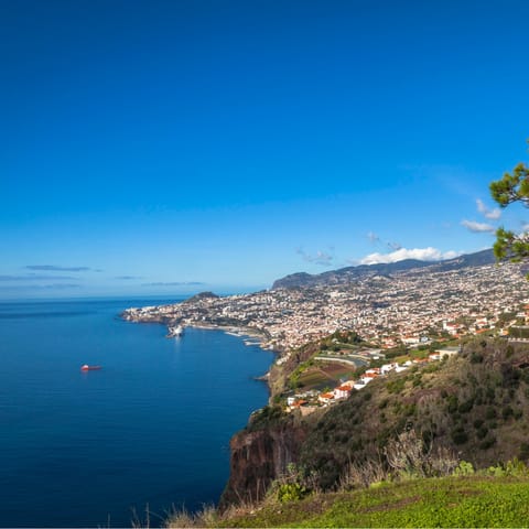Stay just a three-minute drive from Calheta with its fabulous marina and beaches