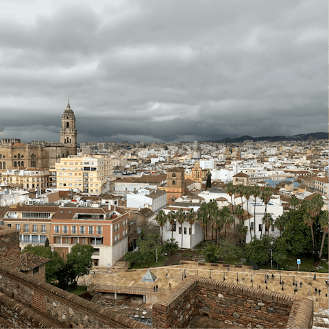 Visit the vibrant city of Malaga, a forty-five minute drive from the home