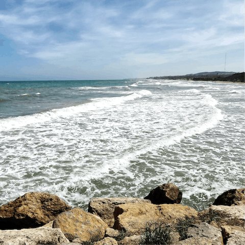 Drive 22km to Guardamar del Segura and enjoy a day on the beach