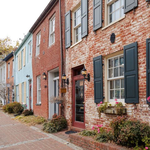 Soak up the charms of Georgetown, it's right on your doorstep
