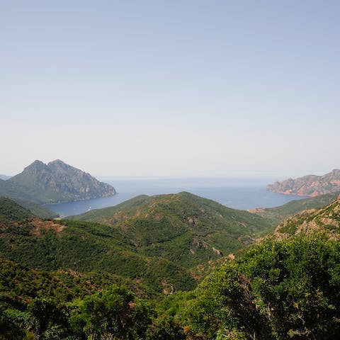 Explore Corsica's surprising landscapes, from deserts to beaches and sweeping mountains