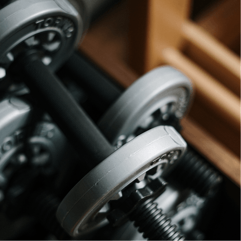 Start morning with an energising workout in the on-site gym