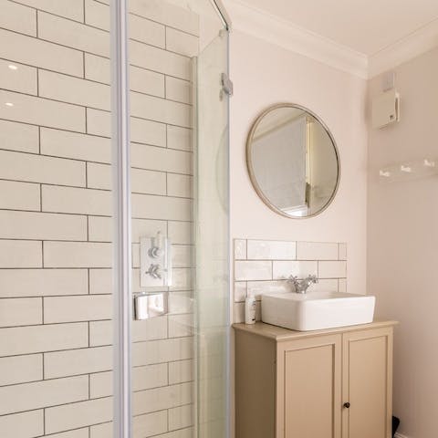Get ready for an evening out in Norwich in the modern bathroom