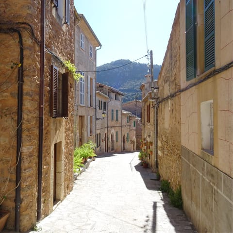 Explore the charming old town of Pollensa nearby 