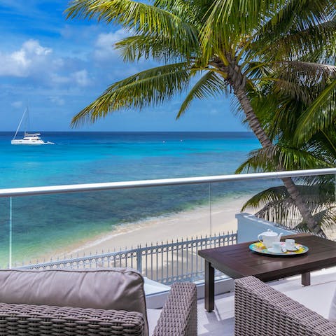 Enjoy the stunning view from your balcony