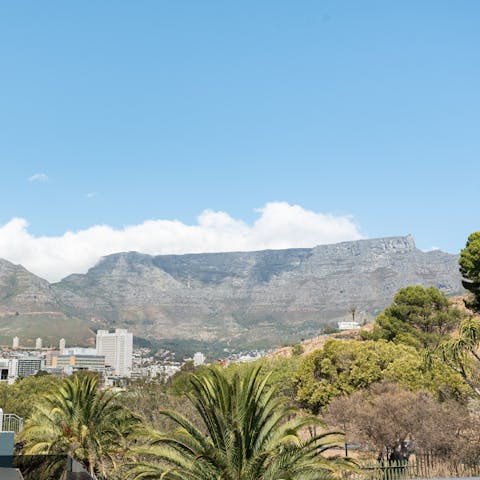 Check out the view of Table Mountain from your private terrace